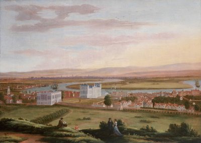 A View of Greenwich and the Queen