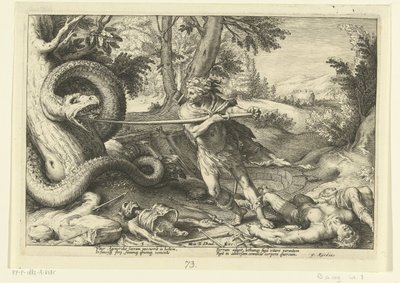 Cadmus Killing the Dragon (series: Ovid