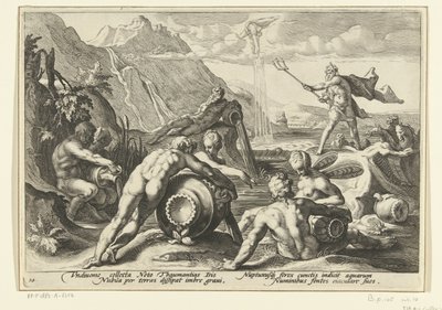 Neptune and the River Gods Cause a Flood (Ovid