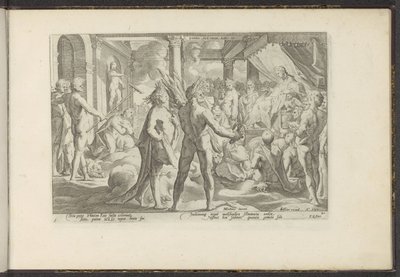 Phaethon in the Palace of Helios by Hendrick Goltzius (workshop of)