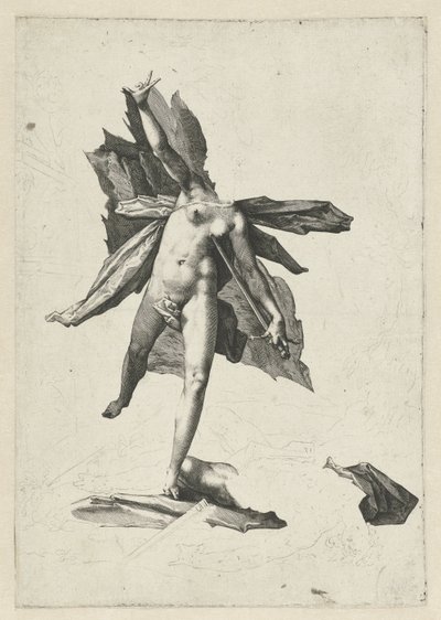 Pyramus and Thisbe by Hendrick Goltzius (workshop of)