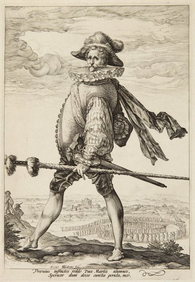 A Captain of the Infantry by Hendrick Goltzius
