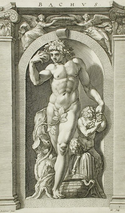 Bacchus by Hendrick Goltzius