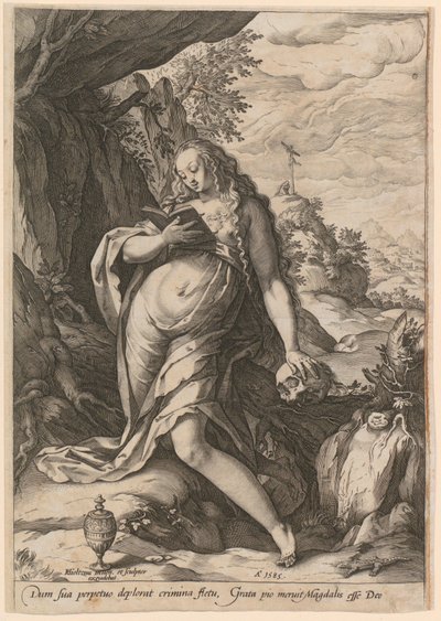 Penitent Magdalene by Hendrick Goltzius