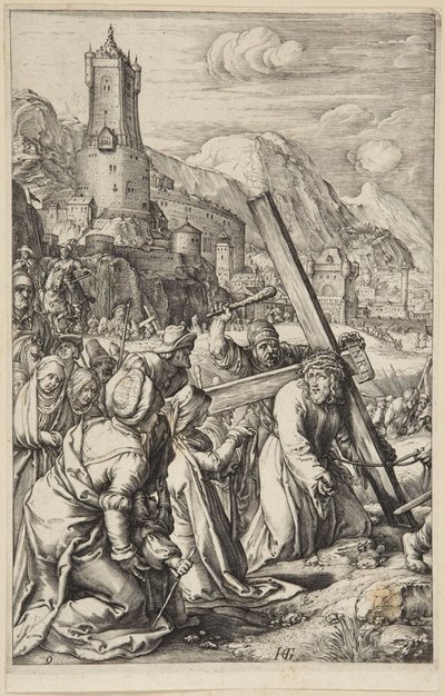 Christ Carrying the Cross by Hendrick Goltzius