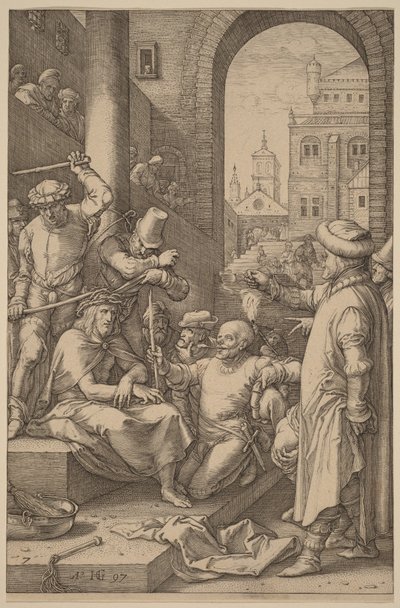 Christ Crowned with Thorns by Hendrick Goltzius