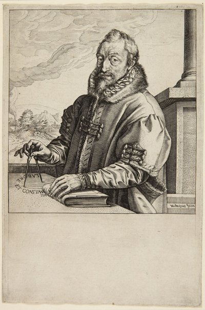 Christopher Plantin by Hendrick Goltzius
