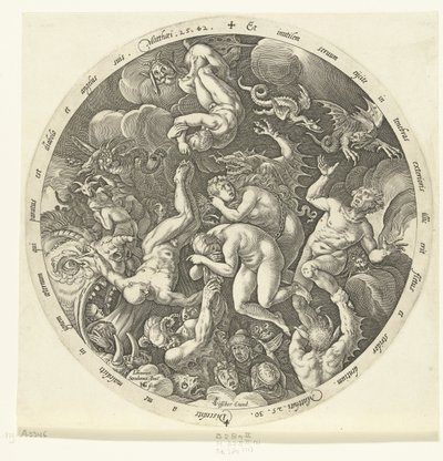The Damned Enter Hell (The Last Judgment) by Hendrick Goltzius