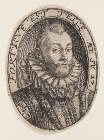 Gerrit Dircksz. or Claes Stefensz. van Heussen by Hendrick Goltzius