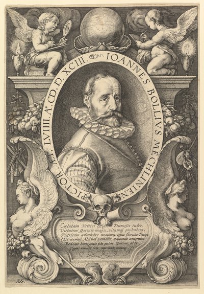 Hans Bol by Hendrick Goltzius