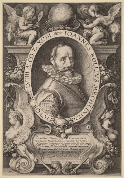 Hans Bol by Hendrick Goltzius