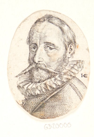 Hans Bol by Hendrick Goltzius