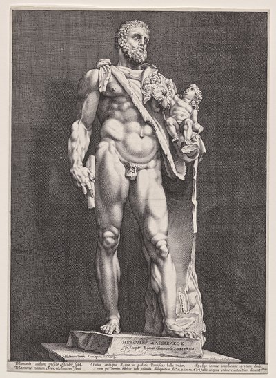 Hercules and Telephos by Hendrick Goltzius