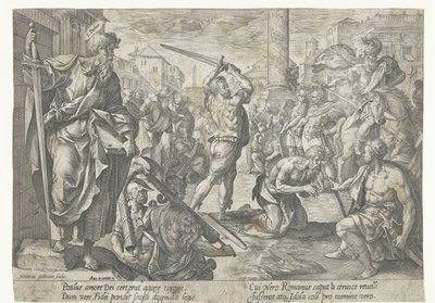 The Martyrdom of Paul by Hendrick Goltzius