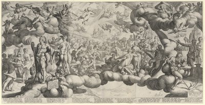 Wedding of Cupid and Psyche by Hendrick Goltzius