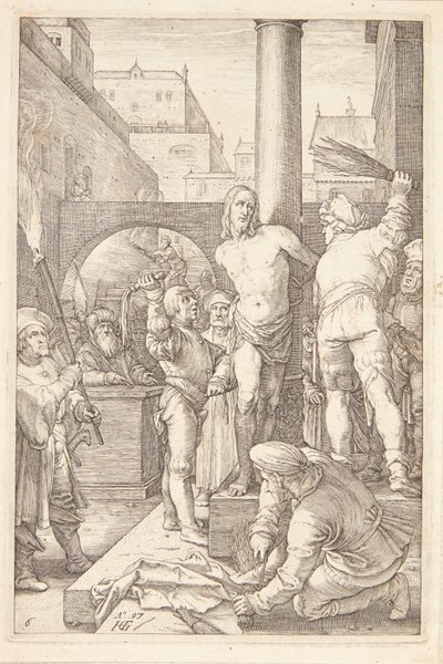 The Flaying by Hendrick Goltzius