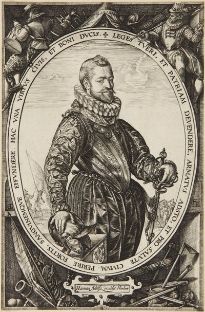 Jacques de la Faille by Hendrick Goltzius