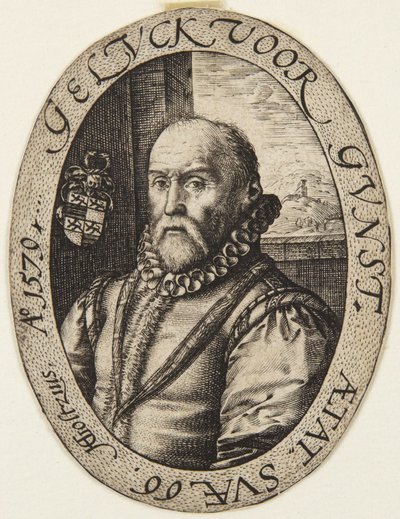 Jan van Broeckhoven by Hendrick Goltzius