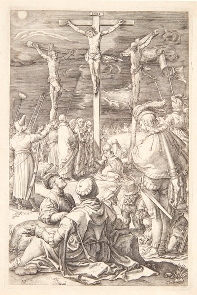 Jesus on the Cross by Hendrick Goltzius