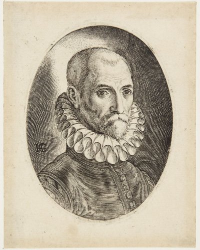 Johannes Stradanus by Hendrick Goltzius