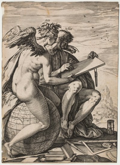 Art and Practice (Ars, Usus) by Hendrick Goltzius