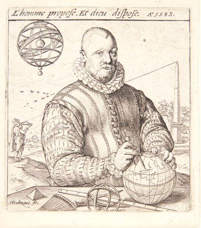 Nicolaus Petri van Deventer by Hendrick Goltzius