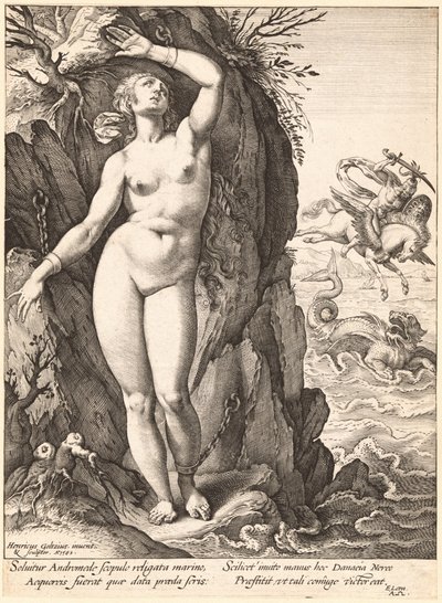 Perseus Freeing Andromeda by Hendrick Goltzius