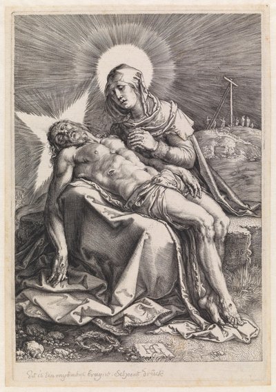 Pietà by Hendrick Goltzius