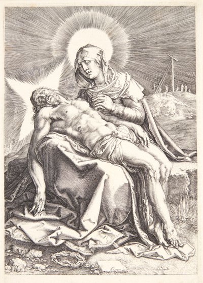 Pietà by Hendrick Goltzius