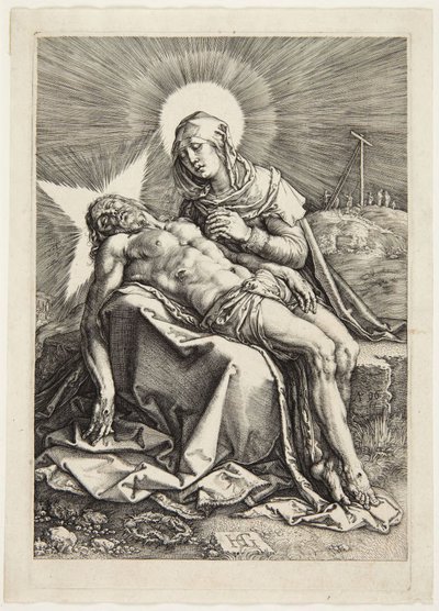 Pieta by Hendrick Goltzius
