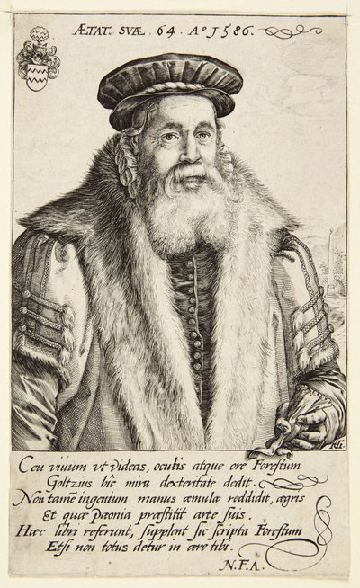 Pieter van Foreest by Hendrick Goltzius