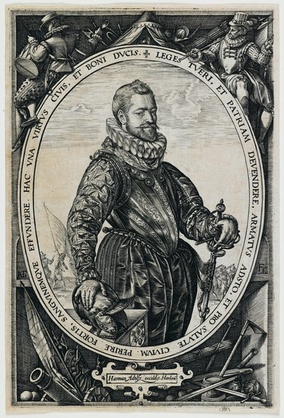 Portrait of Jacques de la Faille by Hendrick Goltzius