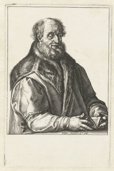 Portrait of Jan van Suren by Hendrick Goltzius