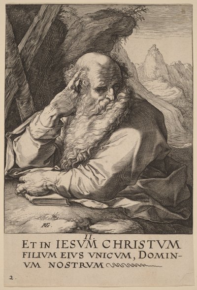 Saint Andrew by Hendrick Goltzius