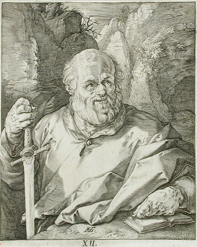Saint Matthias by Hendrick Goltzius