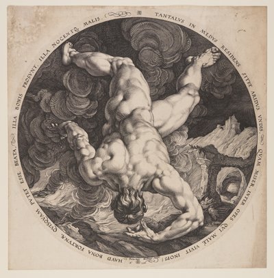 Tantalus, from The Four Disgracers by Hendrick Goltzius