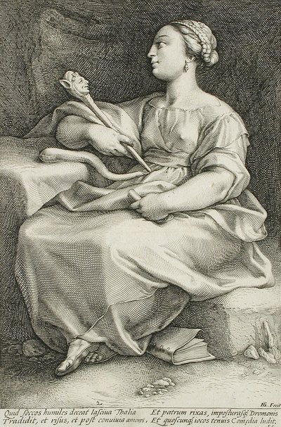 Thalia by Hendrick Goltzius