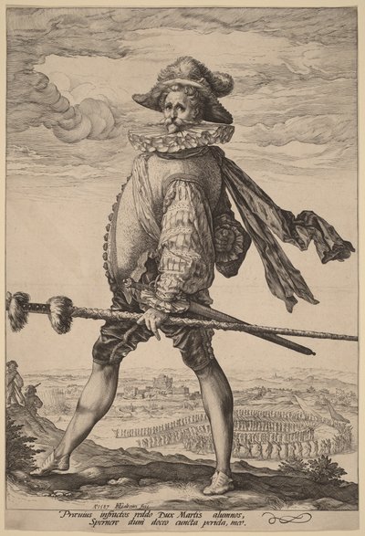The Captain of the Infantry by Hendrick Goltzius