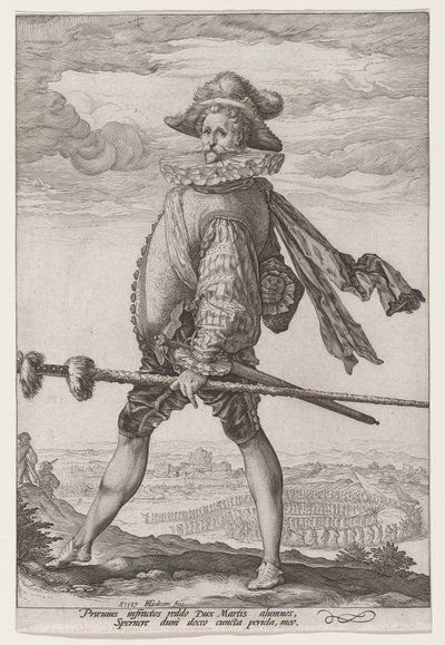 The Captain of the Infantry by Hendrick Goltzius