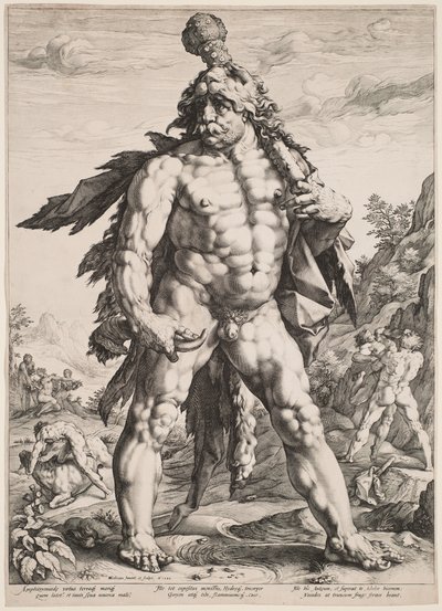 The Great Hercules by Hendrick Goltzius