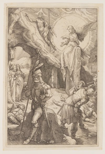 The Resurrection, from The Passion by Hendrick Goltzius