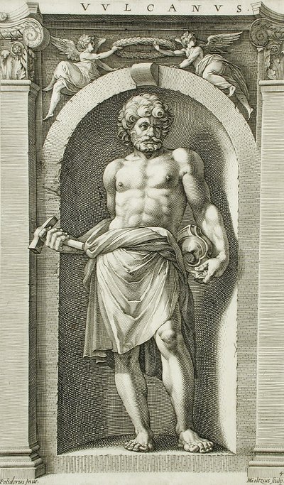 Vulcan by Hendrick Goltzius