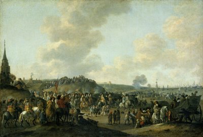 The Departure of Charles II of England from Scheveningen by Hendrick de Meijer