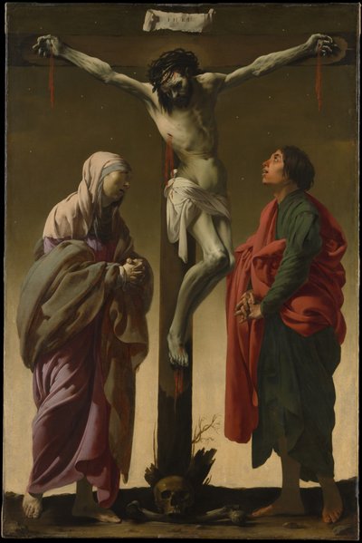 The Crucifixion with the Virgin and Saint John by Hendrick ter Brugghen