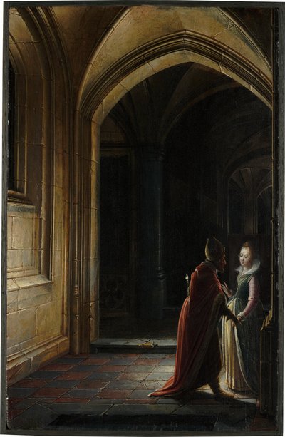 Esther and Mordecai by Hendrick van the younger Steenwijck