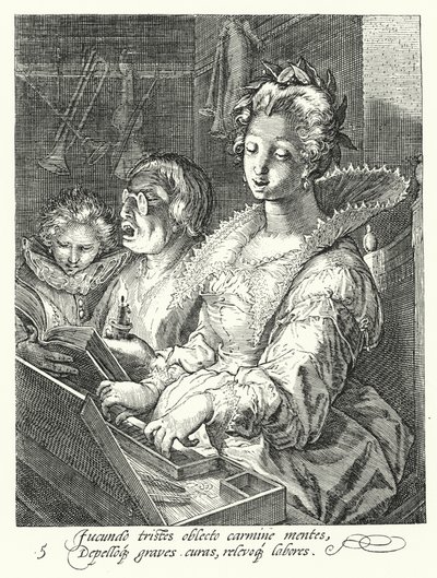 Music by Hendrik (after) Goltzius