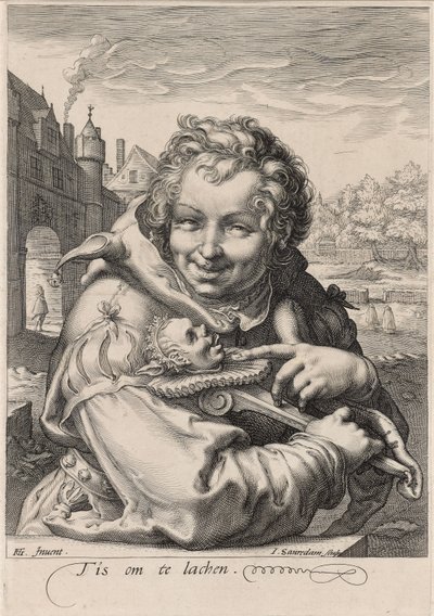 The Fool by Hendrik (after) Goltzius