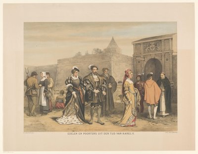 Sixteenth-Century Nobles and Citizens by Hendrik Albert van Trigt