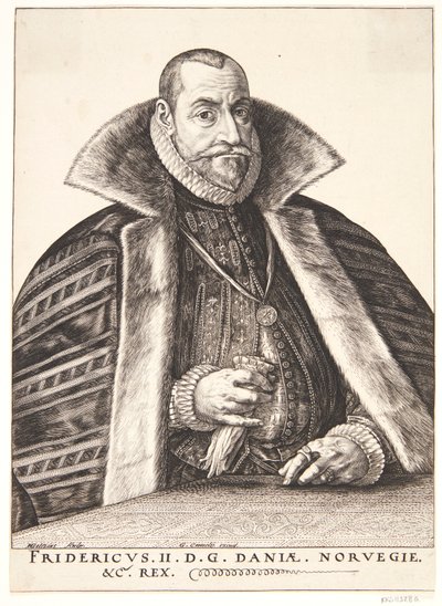 Frederick II, King of Denmark and Norway by Hendrik Goltzius