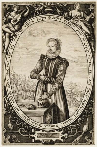 Josina Hamels by Hendrik Goltzius